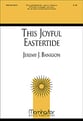 This Joyful Eastertide SATB choral sheet music cover